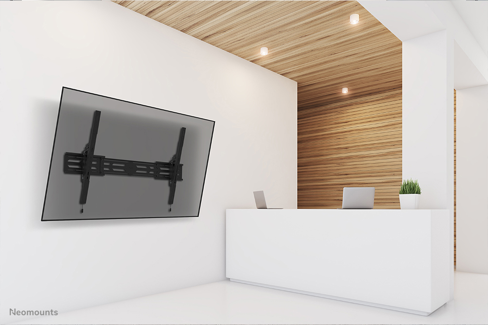 Neomounts WL35S-950BL19 Schwerlast-Wandhalterung 55-110" - neigbar - abschließbar - Quer- und Hochformat